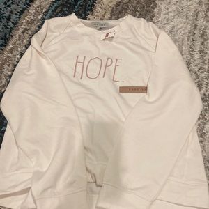 Light Pink  “HOPE” Crewneck